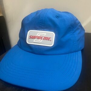 Supreme Mens Reflective Patch 6 Panel Blue Box Logo Hat New